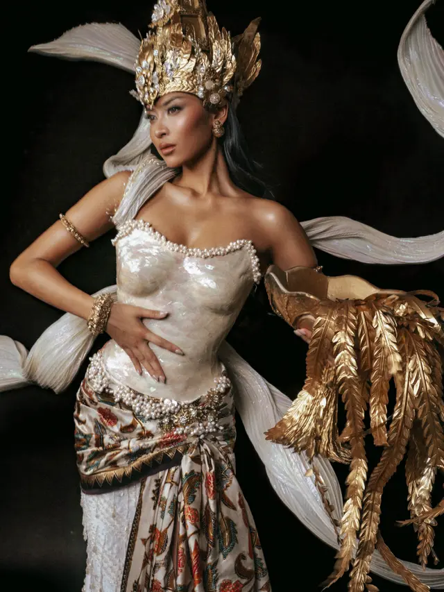 Agnes Rahajeng Jadi Dewi Sri di Miss Supranational 2026, Pakai National Custome Rayakan Kemakmuran Indonesia
