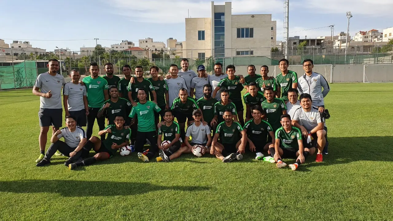 Timnas Indonesia di Yordania.