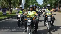 Kapolres Tangerang, AKBP Sabilul Alif pimpin polwan motoris pantau persiapan perayaan Natal. (Dok: Polres Tangerang)
