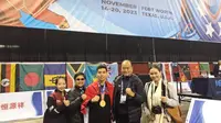 Harris Horatius Rebut Emas di Kejuaraan Dunia Wushu 2023 Amerika Serikat
