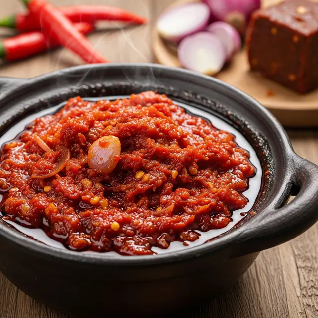 Resep Sambal Terasi Sunda yang Awet dan Tidak Cepat Basi (Image by Gemini AI)