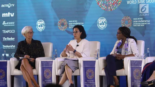 Sri Mulyani dan Bos IMF Bahas Pemberdayan Perempuan di Dunia Kerja