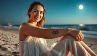 cancer zodiac tattoo ©Ilustrasi dibuat AI