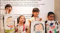 Artotel bekerjasama dengan Ganara Art Studio untuk membuat serangkaian kelas guna memperkenalkan seni sejak dini kepada anak-anak, penasaran? Sumber foto: Artotel Indonesia.