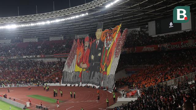 Tifo Persija Vs PSIM di BRI Super League 2025/2026