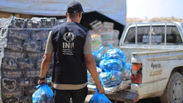INH Salurkan Ribuan Paket Bantuan Kemanusiaan ke Pengungsi Gaza Palestina