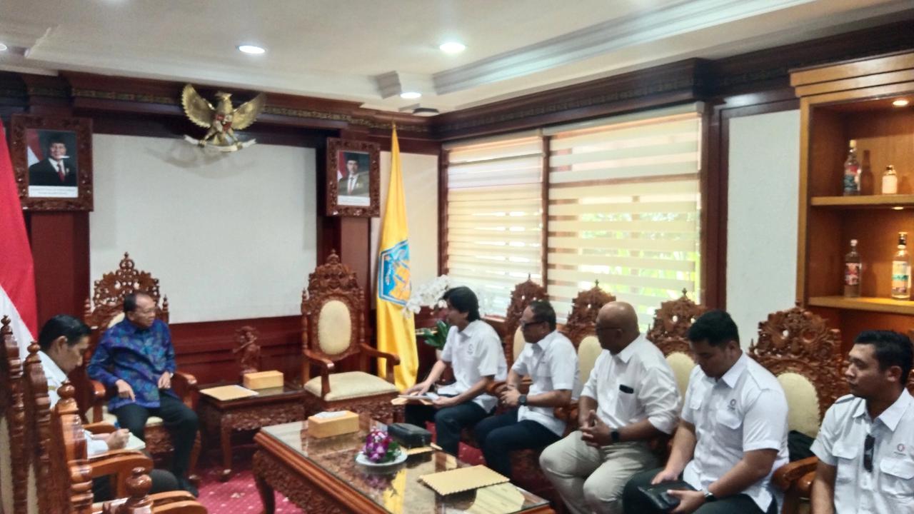 PB Akuatik Indonesia bertemu Gubernur Bali Wayan Koster di Kantor Gubernur Bali, Denpasar, Rabu (20/5/2026).