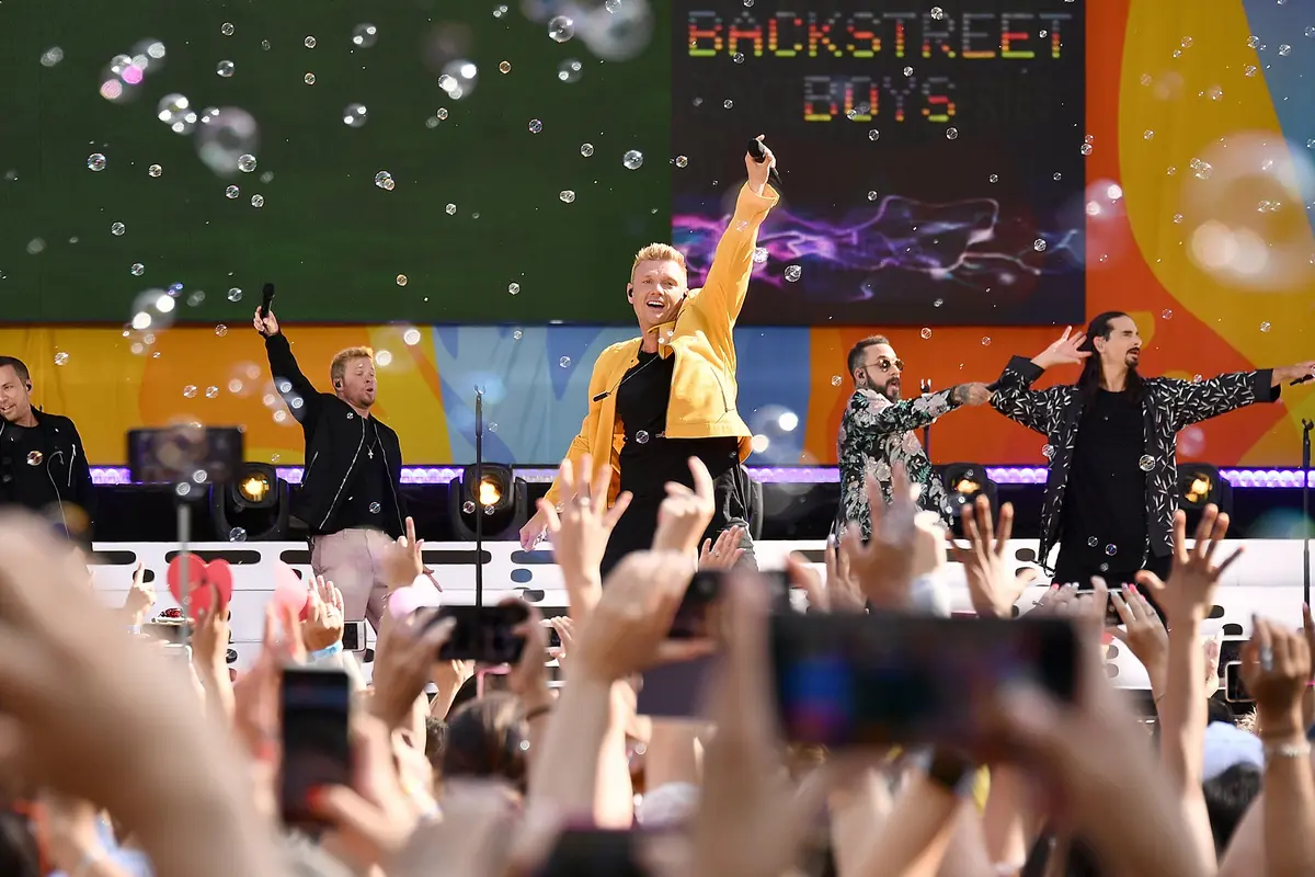 Penampilan Backstreet Boys Saat Hibur Penonton di New York