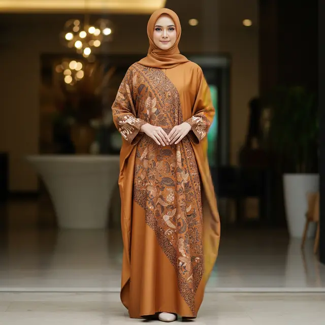 Tren Warna Gamis Lebaran 2026 yang Instagramable (Image by Gemini AI)