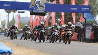 Ajang balapan legendaris Yamaha Cup Race kembali menggebrak di tahun 2025 ini, yang terdiri dari 3 seri. Putaran perdana akan digelar di Sport Centre Rumbai, Pekanbaru Riau, 17-18 Mei. (Yamaha Indonesia Motor)