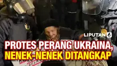 Nenek-nenek Ditangkap Polisi Rusia