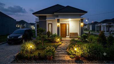 8 Ukuran Taman Depan Rumah Subsidi yang Ideal, Bikin Lahan Sempit Terlihat Asri