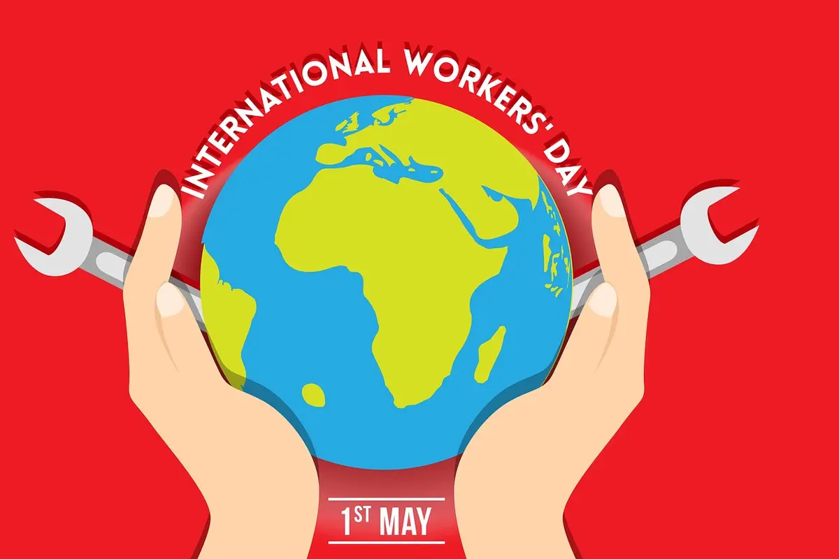 Ilustrasi Hari Buruh, May Day, 1 Mei