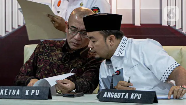 KPU Tetapkan Tiga Capres dan Cawapres pada Pemilu 2024