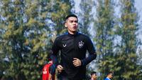 Gelandang andalan PSIS Semarang, Septian David Maulana mulai berlatih bersama rekan-rekannya di Stadion Citarum, Semarang, Senin (24/5/2021). (Dok PSIS Semarang)