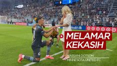 Berita Video, Momen Romantis Terjadi di Liga MLS Dimana Pemain Minnesota United, Hassani Dotson Melamar Kekasihnya Usai Pertandingan