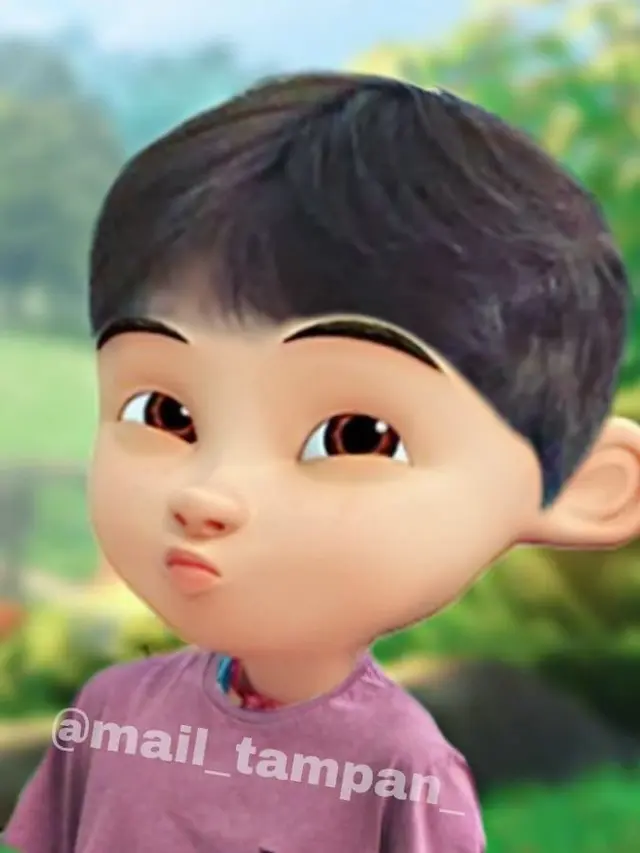 7 Editan Karakter Upin Ipin Jadi Mirip Seleb Korea Ini Makin Gemas