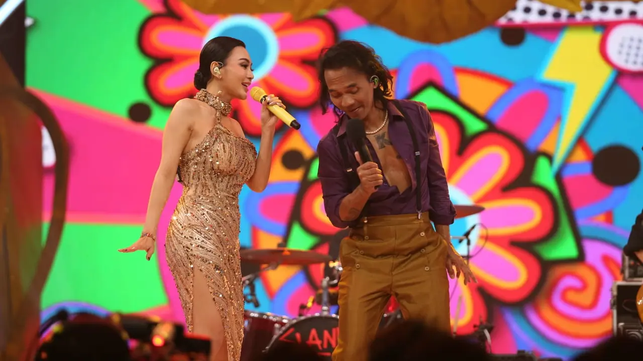 Slank duet dengan Wika Salim (Istimewa)