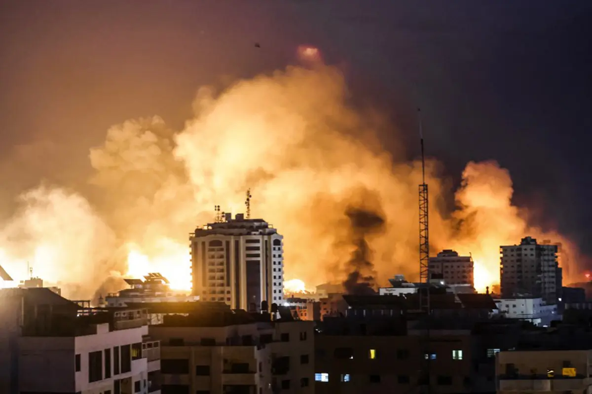 Israel Bombardir Gaza Palestina