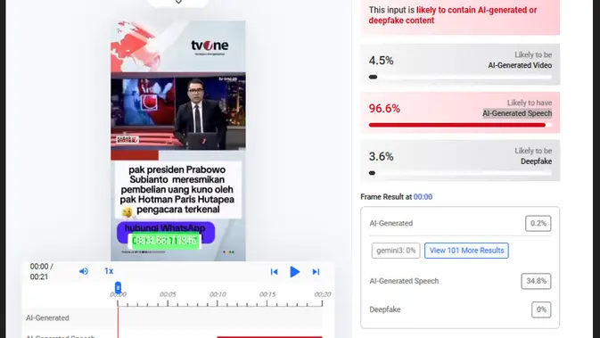 Cek Fakta Liputan6.com menemukan video yang menyebut Prabowo resmikan pembelian uang kuno oleh Hotman Paris