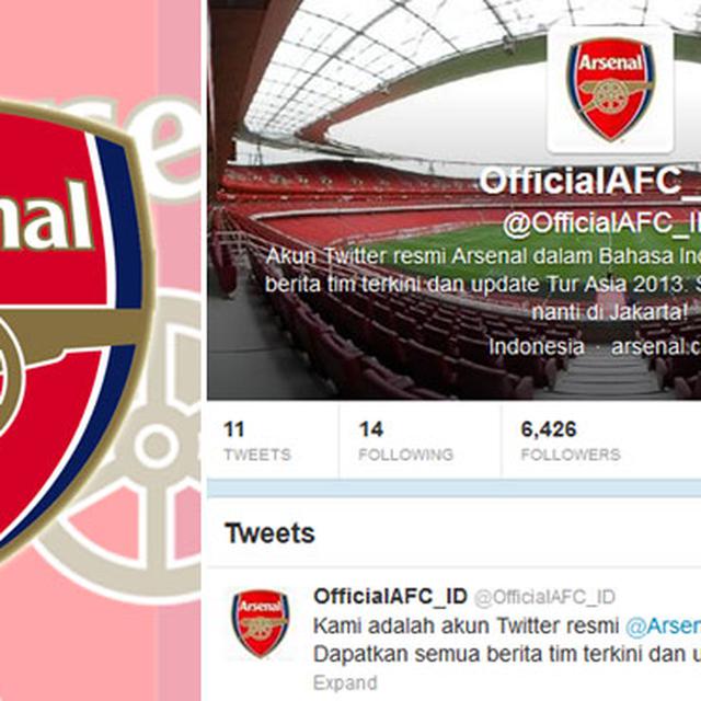 Akun Twitter Arsenal Berbahasa Indonesia Untuk Bangun Antusiasme Bola Liputan6 Com