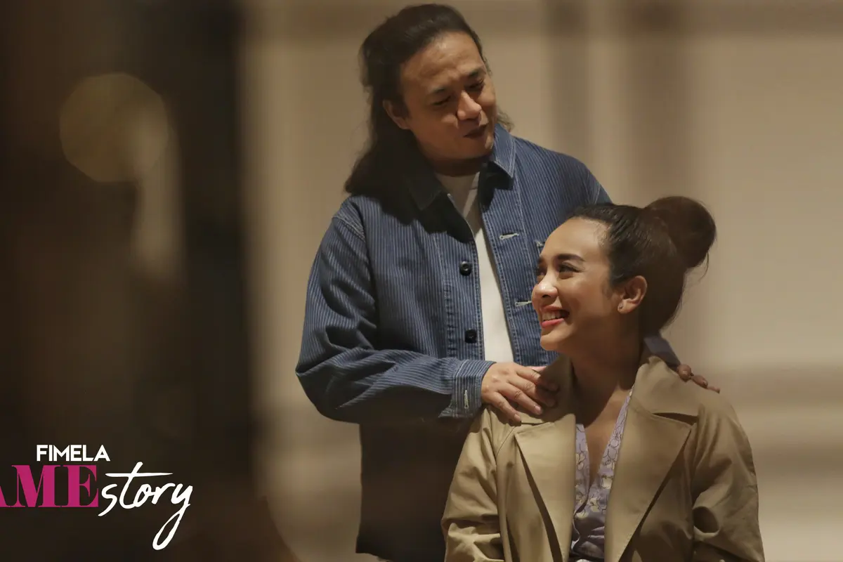 Famestory Dea Ananda dan Ariel Nidji. (Fotografer: Adrian Putra/Fimela.com)