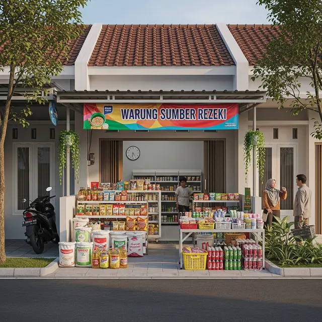 Usaha Depan Rumah Type 45 yang Cocok untuk Perumahan (Gemini AI)