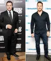 Chris Pratt berhasil diet dan mengurangi sekitar 27kg bobot tubuhnya. Beda jauh banget ya! (Gregg DeGuire/WireImage.com; Robin Marchant/Getty Images/USMagazine)