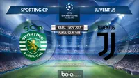 Jadwal Liga Champions, Sporting CP Vs Juventus. (Bola.com/Dody Iryawan)