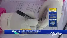 Pelaksanaan rapid test dan swab test yang digelar Badan Intelijen Negara (BIN) bekerja sama dengan Pemkot Surabaya di Terminal Keputih, Surabaya, Jatim, Sabtu pagi (6/6/2020) lebih tertib dan tertata dari sehari sebelumnya dalam 9 hari telah dilaksan...