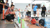 Kunjungi Pelatnas Cabor Aquatic, Menpora Tanya Asupan Gizi Hingga Uang Saku Atlet