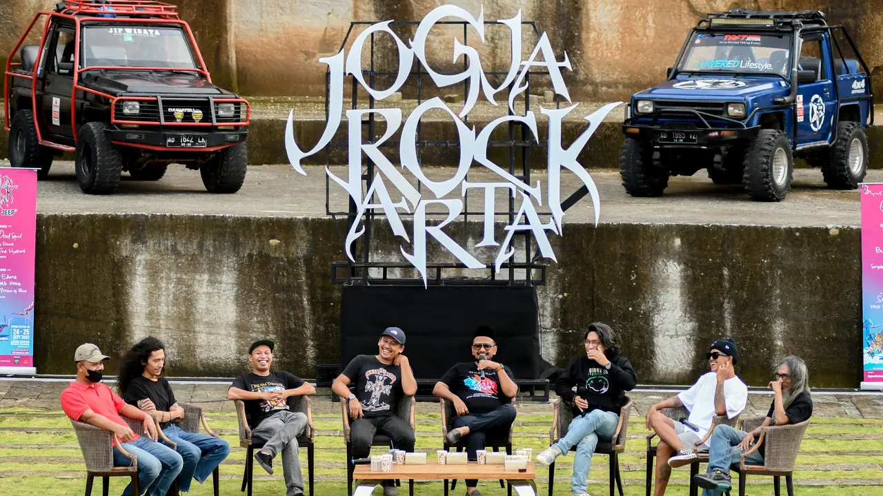 Presconfrence JogjaROCKarta 2022 yang digelar Jumat (4/3/2022)