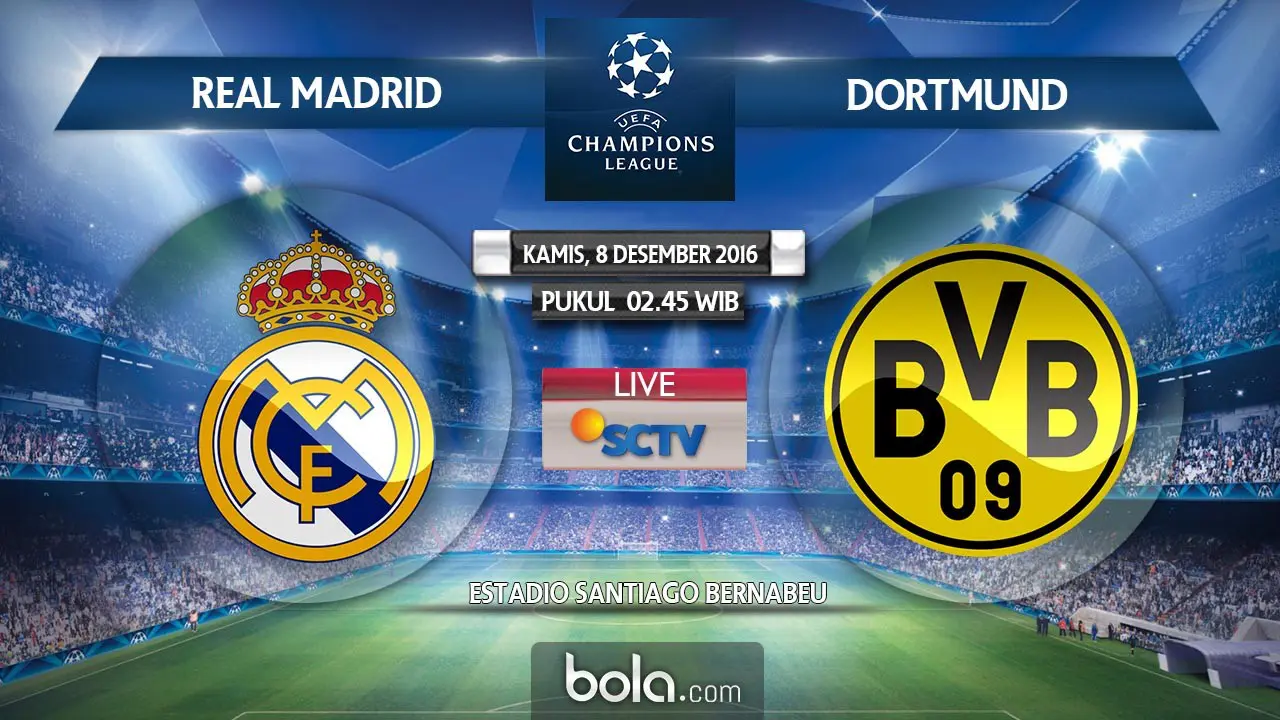 Real Madrid Vs Borussia Dortmund