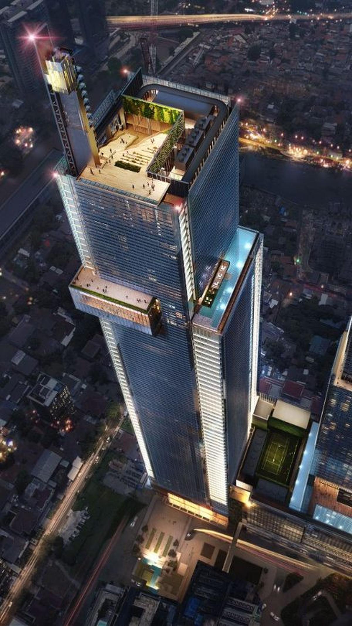 Lantas gedung apa yang menjadi tertinggi di DKI Jakarta?