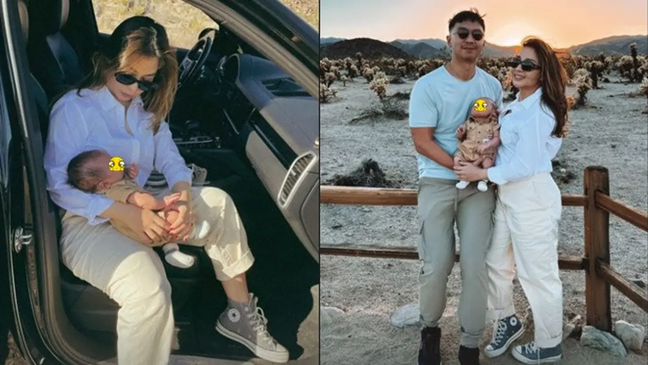 6 Potret Nikita Willy Ajak Sang Anak First Trip di Joshua Tree, Bergaya Kasual