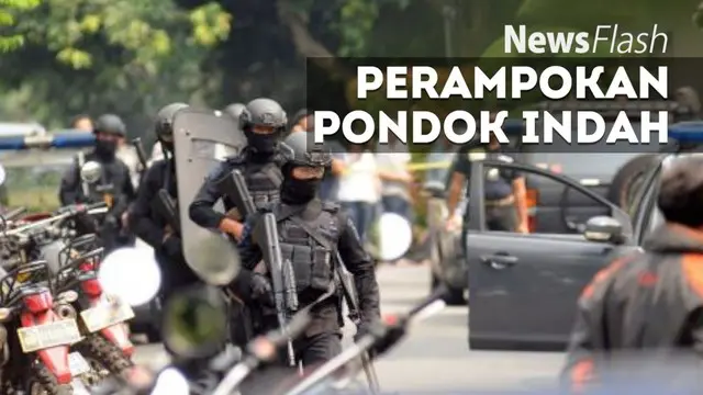 Polisi menggelar pra-rekonstruksi perampokan di Pondok Indah. Kegiatan ini dilakukan untuk memperkuat bukti di berita acara pemeriksaan 