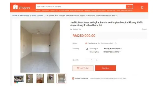 Rumah Rp900 Juta Ini Viral Dijual Lewat Toko Online, Bisa Bayar Pakai PayLater