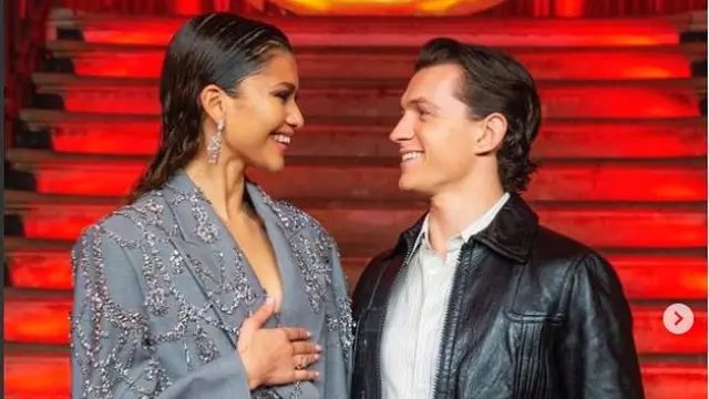 Zendaya dan Tom Holland Promosi Film Spider-Man Terbaru, Warganet Sibuk Komentari Gel Rambut