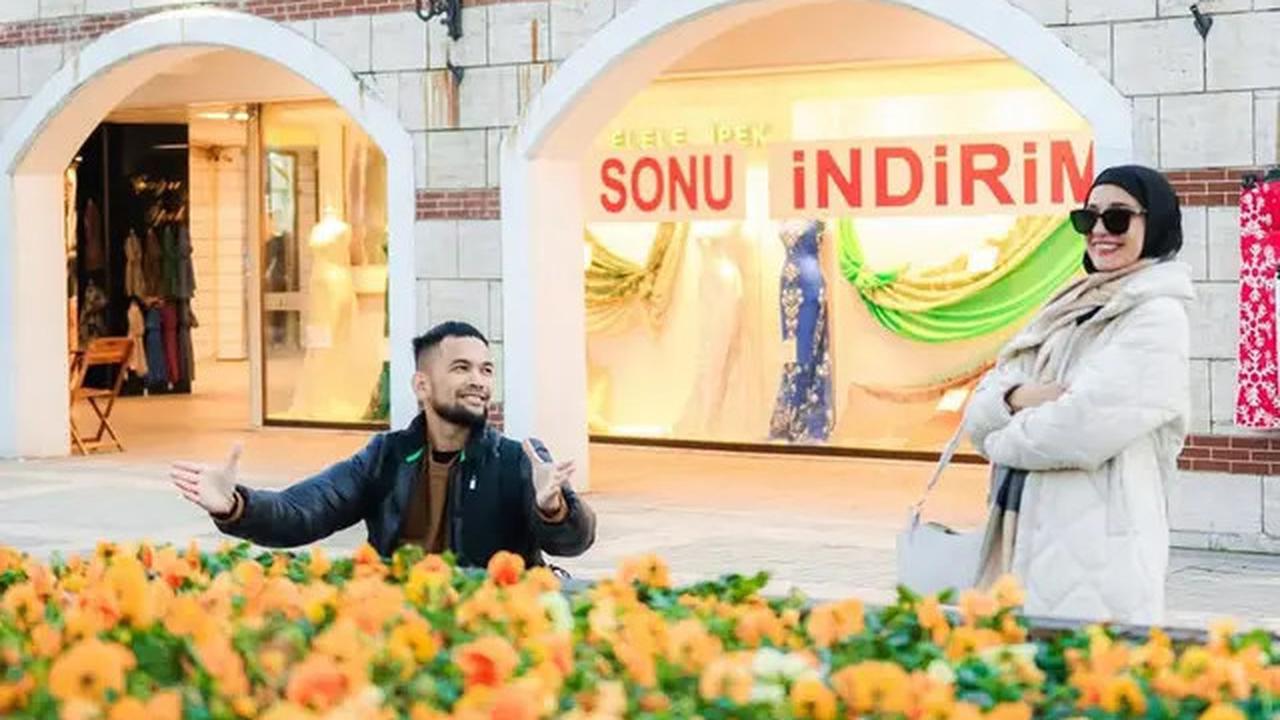 8 OOTD Hijab Shireen Sungkar Liburan di Qatar dan Turki Serasi dengan Suaminya, Tengku Wisnu