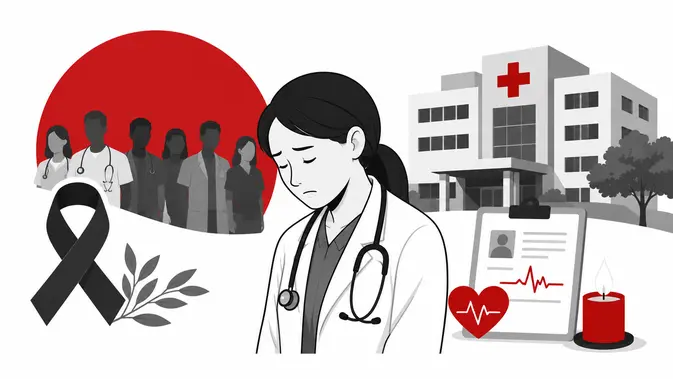 Infografis 6 Dokter Internship yang Meninggal Sejak Februari 2026