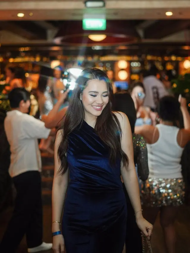 Aaliyah Massaid dengan baju tanpa lengan (Instagram/aaliyah.massaid)