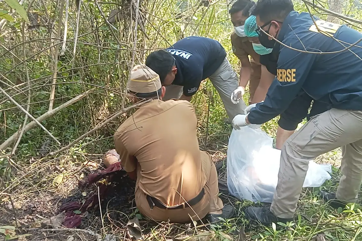 Penemuan Kerangka Manusia Berambut Panjang Gegerkan Warga Sagaranten Sukabumi