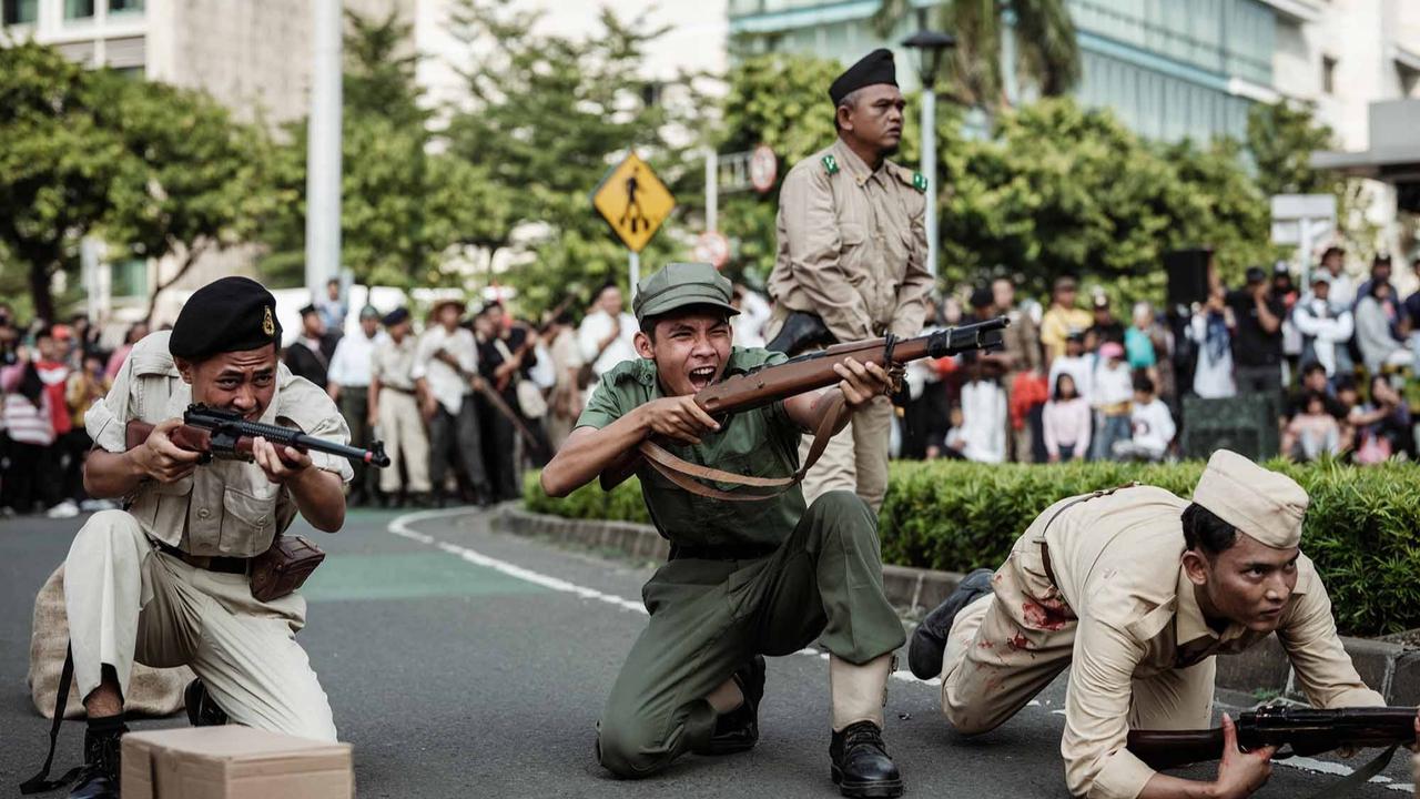 FOTO:  Aksi Heroik Serangan Umum Surakarta 1949 Warnai Car Free Day  Bundaran HI