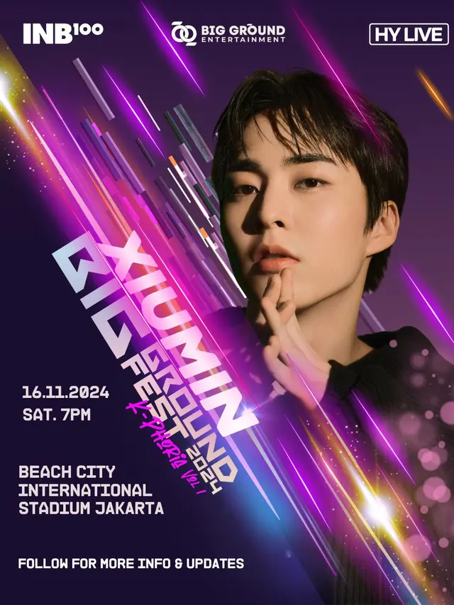 Xiumin di Big Ground Fest – K-Phoria Vol. 1