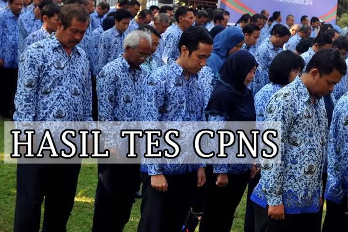Ilustrasi Hasil Tes CPNS 