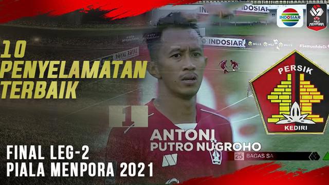 Berita video 10 penyelamatan gemilang di Piala Menpora 2021, salah satunya aksi kiper Persija, Andritany