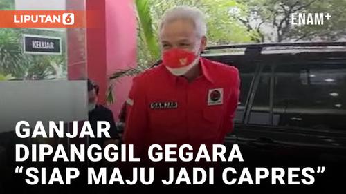 VIDEO: Ganjar Pranowo Penuhi Panggilan DPP PDIP