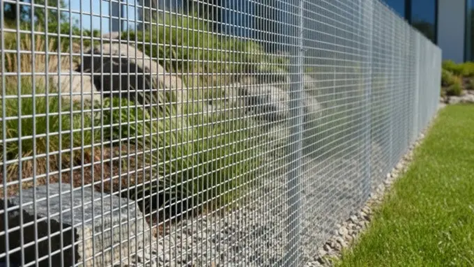 Ilustrasi Lubang Wire Mesh untuk Pagar (Sumber: Gemini AI)