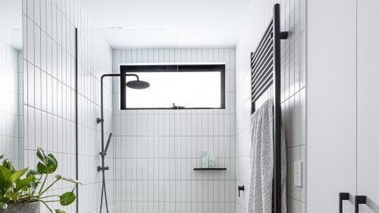 Desain Kamar Mandi Hitam Putih