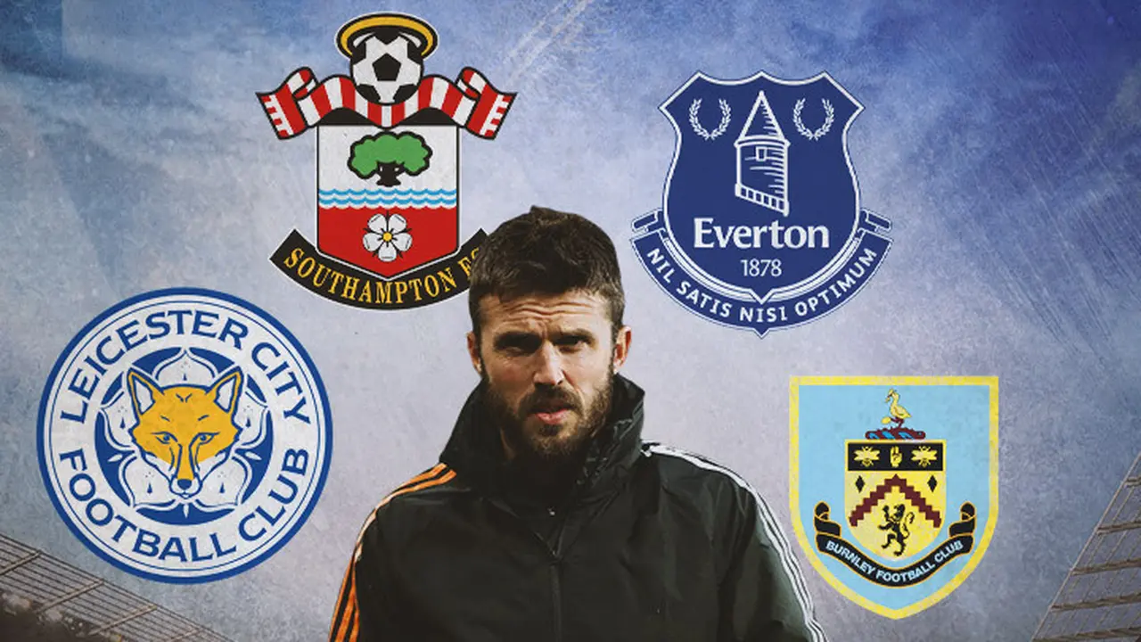 Ilustrasi - Michael Carrick, Leicester City, Southampton, Everton, Burnley